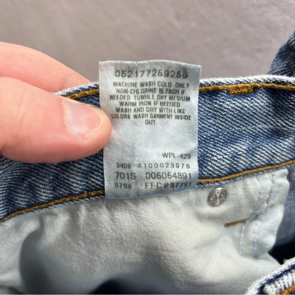 Levi’s 505 Regular Fit VTG Y2K Jeans‎ Mens 40/32 Blue Denim USA 3050